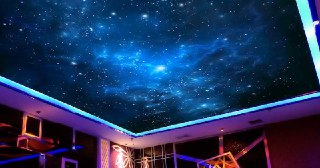 Натяжной потолок звездное небо Тобольск, цена от 5312 руб.